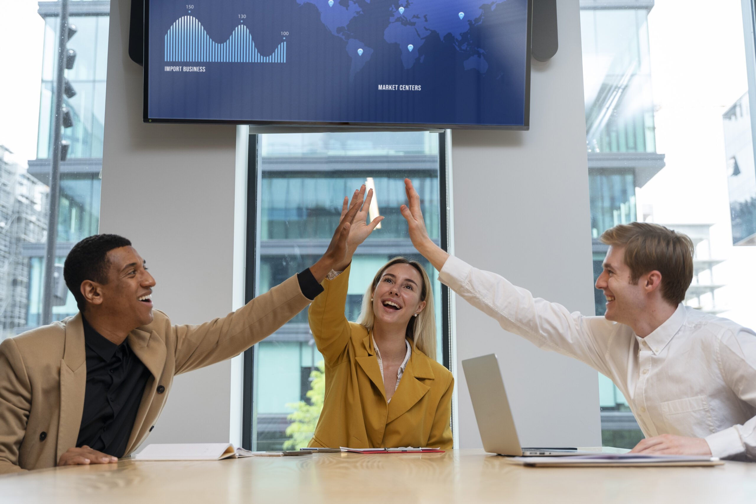 business colleagues banner concept with copy space scaled