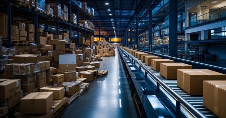 Modern integrated 3PL warehouse and fulfillment facility exterior